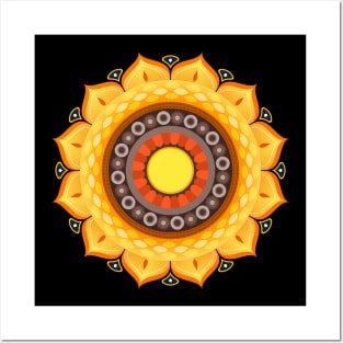 Mandala Sun Posters and Art